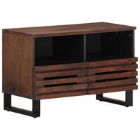 vidaXL Mueble de TV madera maciza mango marrón 70x34x46 cm