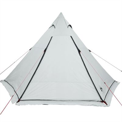 vidaXL Tienda familiar tipi 6 personas tela opaca impermeable blanca