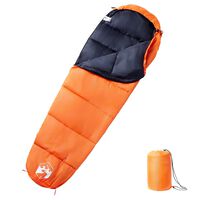 vidaXL Saco de dormir tipo momia de camping para adultos 3 estaciones