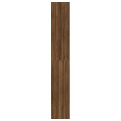 vidaXL Estantería 5 niveles contrachapada marrón roble 60x30x189 cm