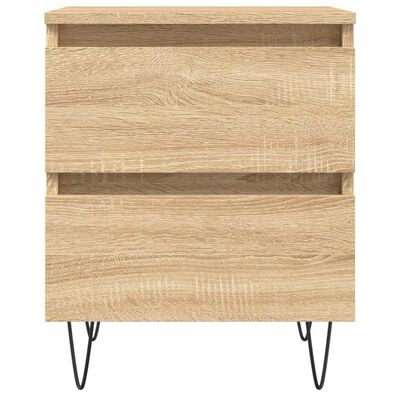 vidaXL Mesita de noche madera de ingeniería roble Sonoma 40x35x50 cm