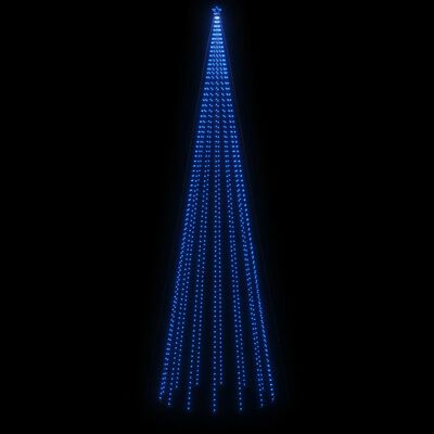 vidaXL Árbol de Navidad cónico 1134 LED azul 230x800 cm