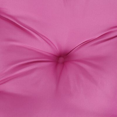 vidaXL Cojines para palés 7 piezas tela rosa