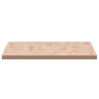 vidaXL Encimera de baño madera maciza de haya 100x60x2,5 cm