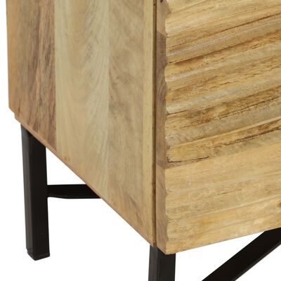 vidaXL Aparador de madera maciza de mango 60x35x75 cm