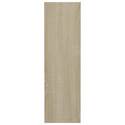 vidaXL Zapatero de pared madera contrachapada roble Sonoma 80x18x60 cm