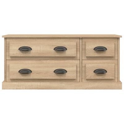 vidaXL Mueble para TV madera contrachapada roble Sonoma 100x35,5x45 cm