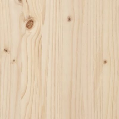 vidaXL Cabecero de cama madera maciza de pino 106x4x104 cm