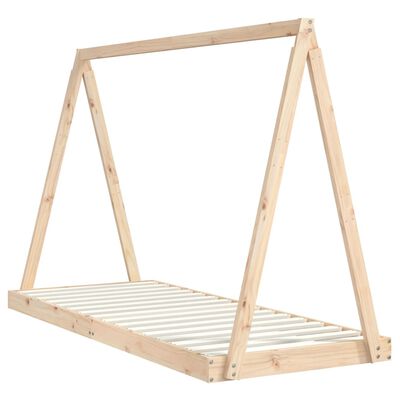 vidaXL Estructura de cama para niños madera maciza de pino 80x200 cm