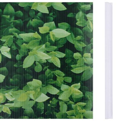 vidaXL Panel de valla de PVC verde 35x0,19 m