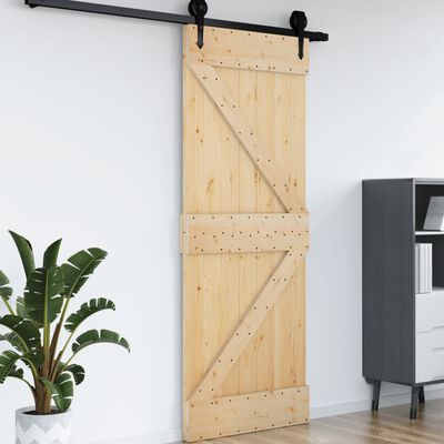 vidaXL Puerta NARVIK madera maciza pino 95x210 cm