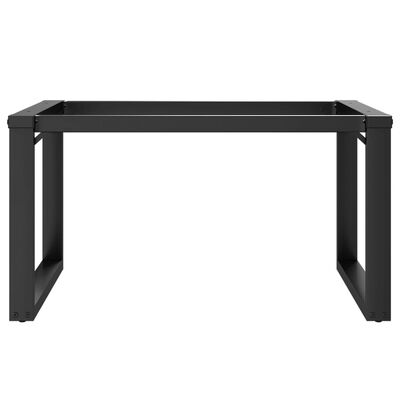 vidaXL Patas de mesa de centro estructura O hierro fundido 70x60x43 cm