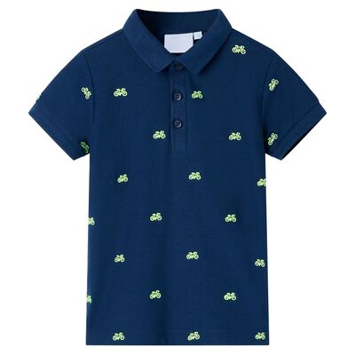 Polo infantil azul marino 92