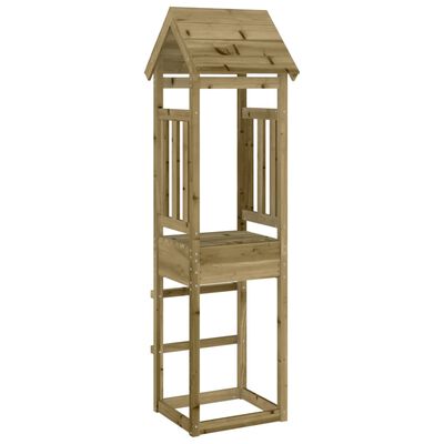 vidaXL Torre de juegos madera pino impregnada 52,5x46,5x206,5 cm