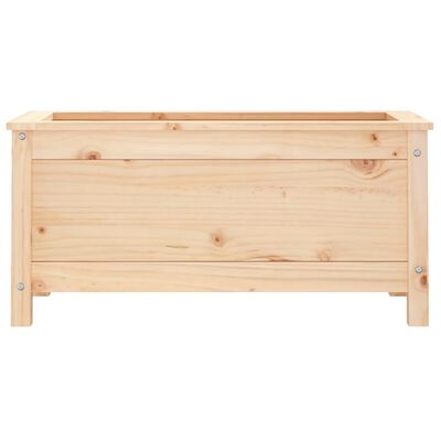 vidaXL Jardinera madera maciza de pino 82,5x40x39 cm