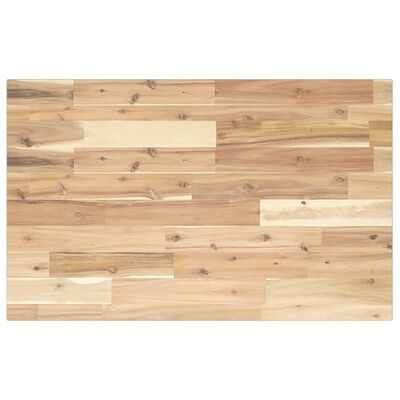 vidaXL Encimera tocador baño madera maciza acacia sin tratar 80x50x2cm