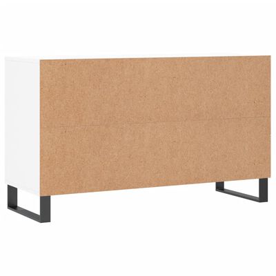 vidaXL Mueble zapatero madera contrachapada blanco 102x36x60 cm