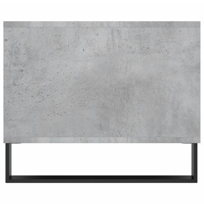 vidaXL Mesa de centro madera contrachapada gris hormigón 102x50x40 cm