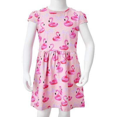 Vestido infantil rosa claro 140