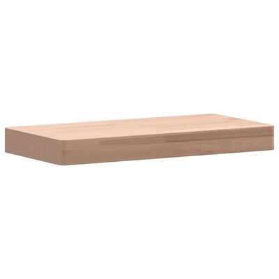 vidaXL Estante de pared madera maciza de haya 40x20x4 cm