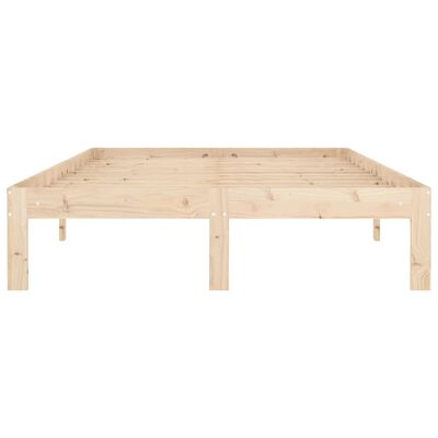 vidaXL Estructura de cama sin colchón madera de pino maciza 120x200 cm