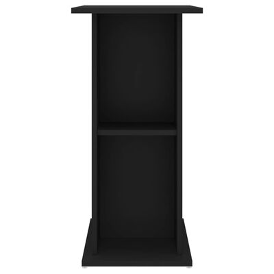 vidaXL Soporte para acuario madera de ingeniería negro 75x36x72,5 cm