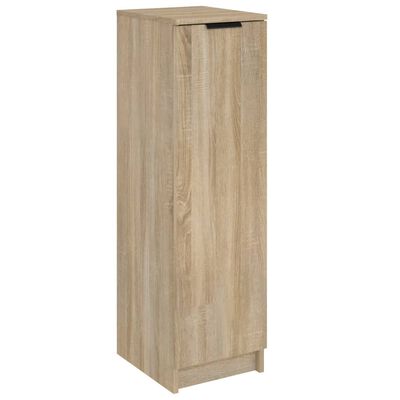 Mueble zapatero fabricado en madera contrachapada con 6 compartimentos  52,5x50x30 cm color roble Sonoma VidaXL