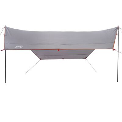 vidaXL Lona de camping impermeable naranja 430x380x210 cm