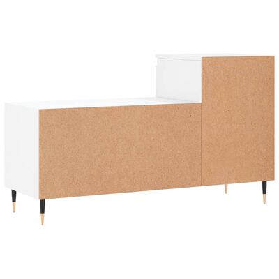 vidaXL Mueble zapatero madera contrachapada blanco 102x36x60 cm