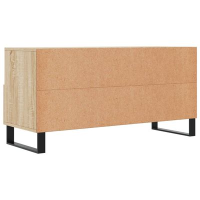 vidaXL Mueble de TV madera de ingeniería roble Sonoma 102x36x50 cm