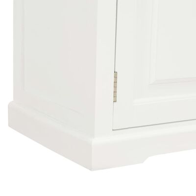 vidaXL Mueble para TV de madera blanco 90x30x40 cm