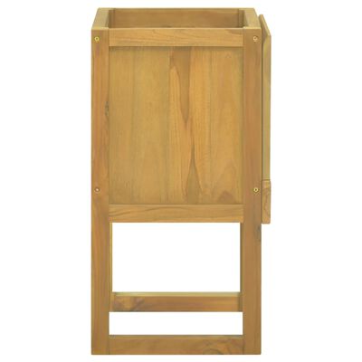 vidaXL Mueble de baño madera maciza de teca 41x40x75 cm