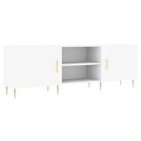 vidaXL Mueble para TV madera de ingeniería blanco 150x30x50 cm