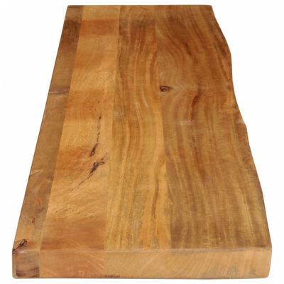 vidaXL Tablero de mesa borde natural madera maciza mango 160x20x2,5 cm