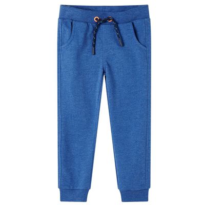 Pantalones de chándal infantiles azul oscuro 128