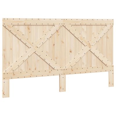 vidaXL Estructura de cama con cabecero madera maciza pino 180x200 cm