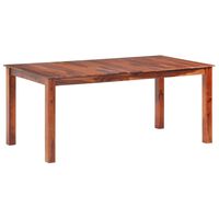 vidaXL Mesa de comedor de madera maciza de sheesham 180x90x76 cm