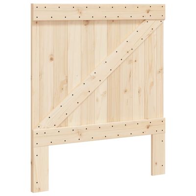 vidaXL Cabecero de madera maciza de pino 90x104 cm