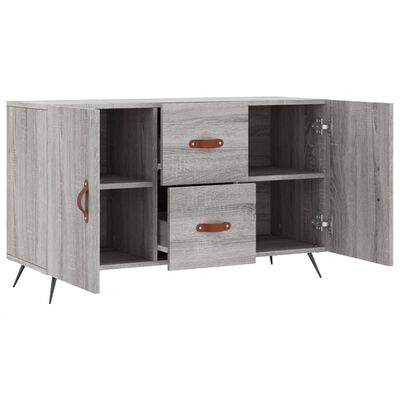 vidaXL Aparador de madera de ingeniería gris Sonoma 100x36x60 cm