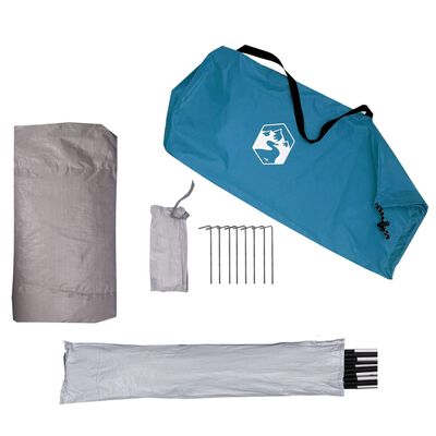 vidaXL Tienda de almacenamiento impermeable gris