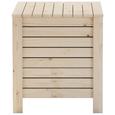 vidaXL Caja de almacenaje con tapa RANA madera maciza pino 60x49x54 cm