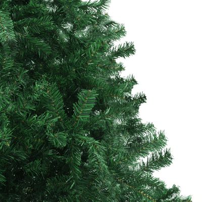 vidaXL Árbol de Navidad artificial con soporte verde 500 cm