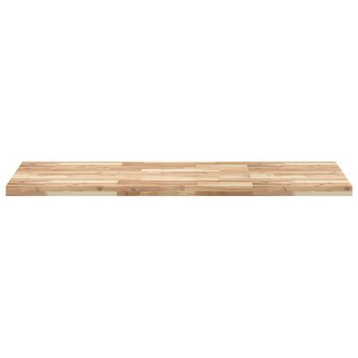 vidaXL Encimera tocador baño madera acacia sin tratar 120x60x4 cm