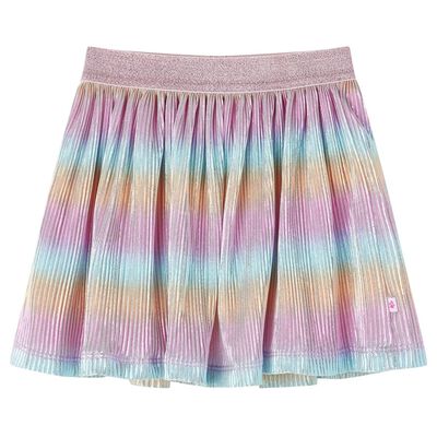 Falda infantil multicolor 128