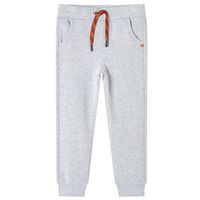 Pantalones de chándal infantiles gris mélange 92