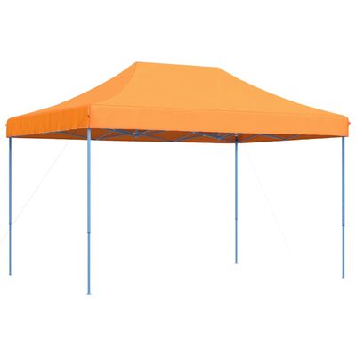 vidaXL Tienda de fiesta plegable Pop-Up naranja 410x279x315 cm