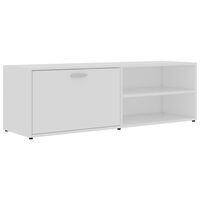 vidaXL Mueble para TV madera contrachapada blanco 120x34x37 cm