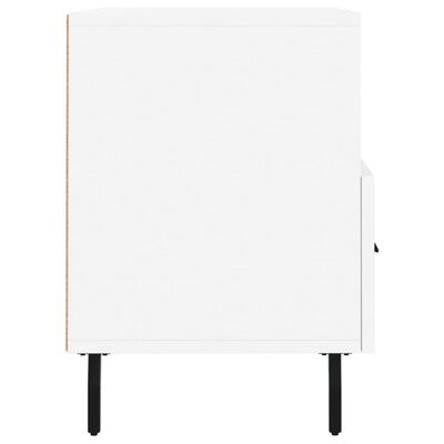 vidaXL Mueble para TV madera contrachapada blanco 80x36x50 cm