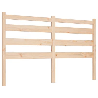 vidaXL Cabecero de cama madera maciza de pino 146x4x100 cm