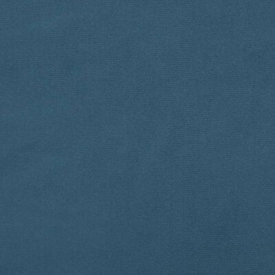 vidaXL Cabeceros 4 unidades de terciopelo azul oscuro 90x5x78/88 cm